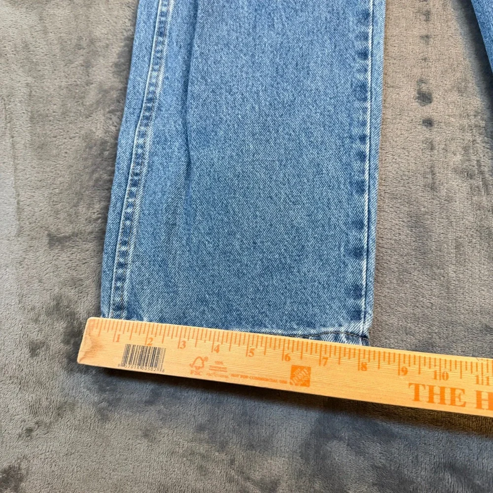 Rustler Regular Fit Straight Leg Blue Denim Jeans Mens 36x30 Medium Wash 87619SW